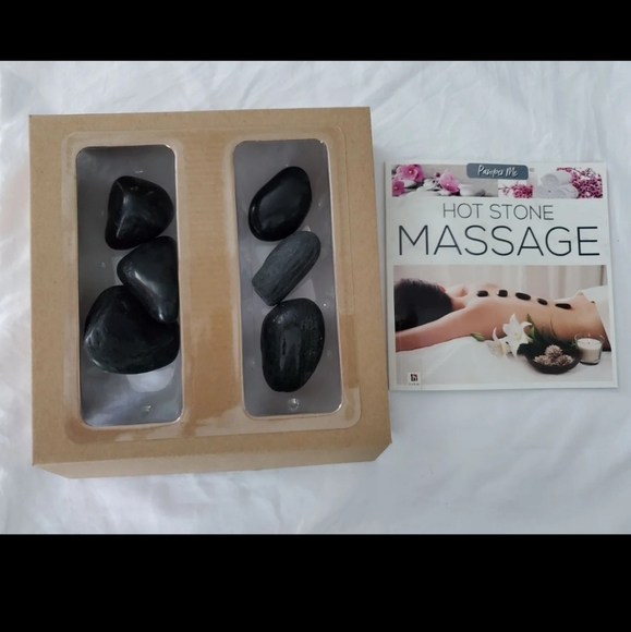 New in box massage stones and book - Picture 2 of 5